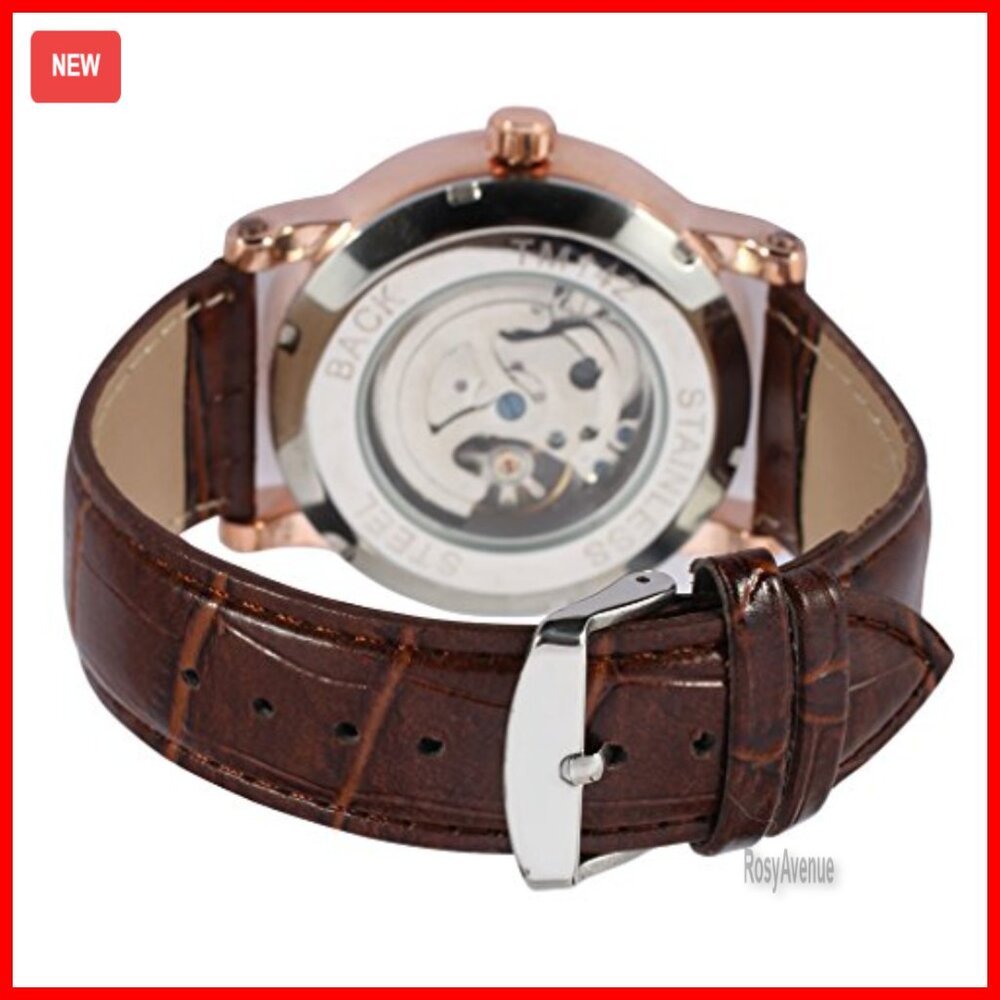 Automatic Mechanical Watch with Leather Strap and… - image 2